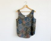 vtg 90's ROSE GARDEN tank top