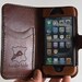 Leather iPhone 5 Wallet / Leather iPhone 4 Wallet / Leather iPhone Wallet / iPhone 4s / iPod Touch / iPhone 3