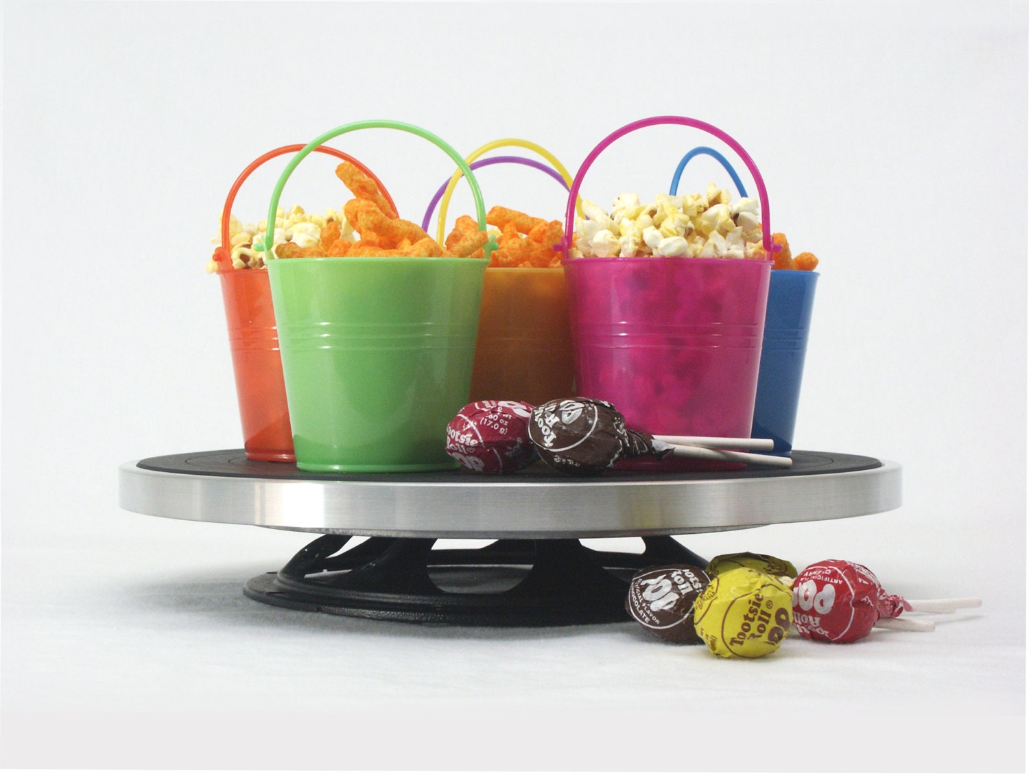 Vintage Turntable Low Profile Cake Pedestal V from The Audio Buffet Line