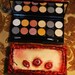 Zombie skin metallic smoky eye shadow palette