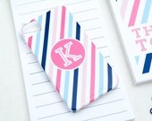 Personalized iPhone 5 or 4 / 4S Case - Cheerful Stripe Collection Il_170x135
