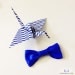 BLUE FOR BLUE Clo Hair Bow - Sapphire Blue Hair Bow