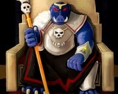 Ganon On His Imperial Throne - Digital Painting - 8x10