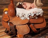 Baby Cowboy Hat & Boots Set - Crochet Newborn Beanie Boy Girl Costume Winter Thanksgiving Photo Prop Cap Christmas Outfit
