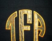 Real Tree camo fabric monogram pocket t-shirt