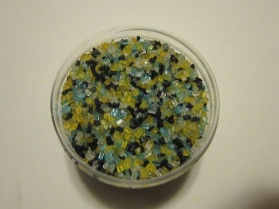 2oz Blue Black Yellow Batman Crystal Sugar Cake Cupcake Decorations Il_570xn