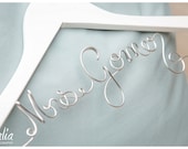 Personalized Hanger, Bridal Accessories Customized, Wedding Hangers