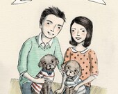 Illustrated Family Portrait