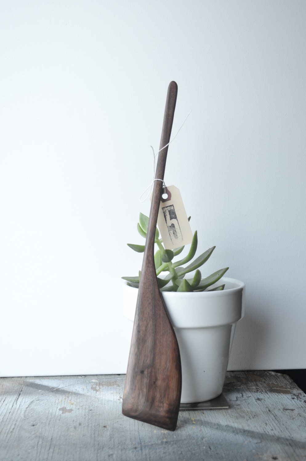 05 black walnut Spatula. Limited. Wood.  Mothers Day Gift spoon hand carved reclaimed wood serving kitchen utensil