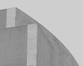 8x10 - The Silence No.2 - Black and White Abstract Art Print, Urban Street Photography, Modern Minimalist Home Decor, Gray Silver Wall Art