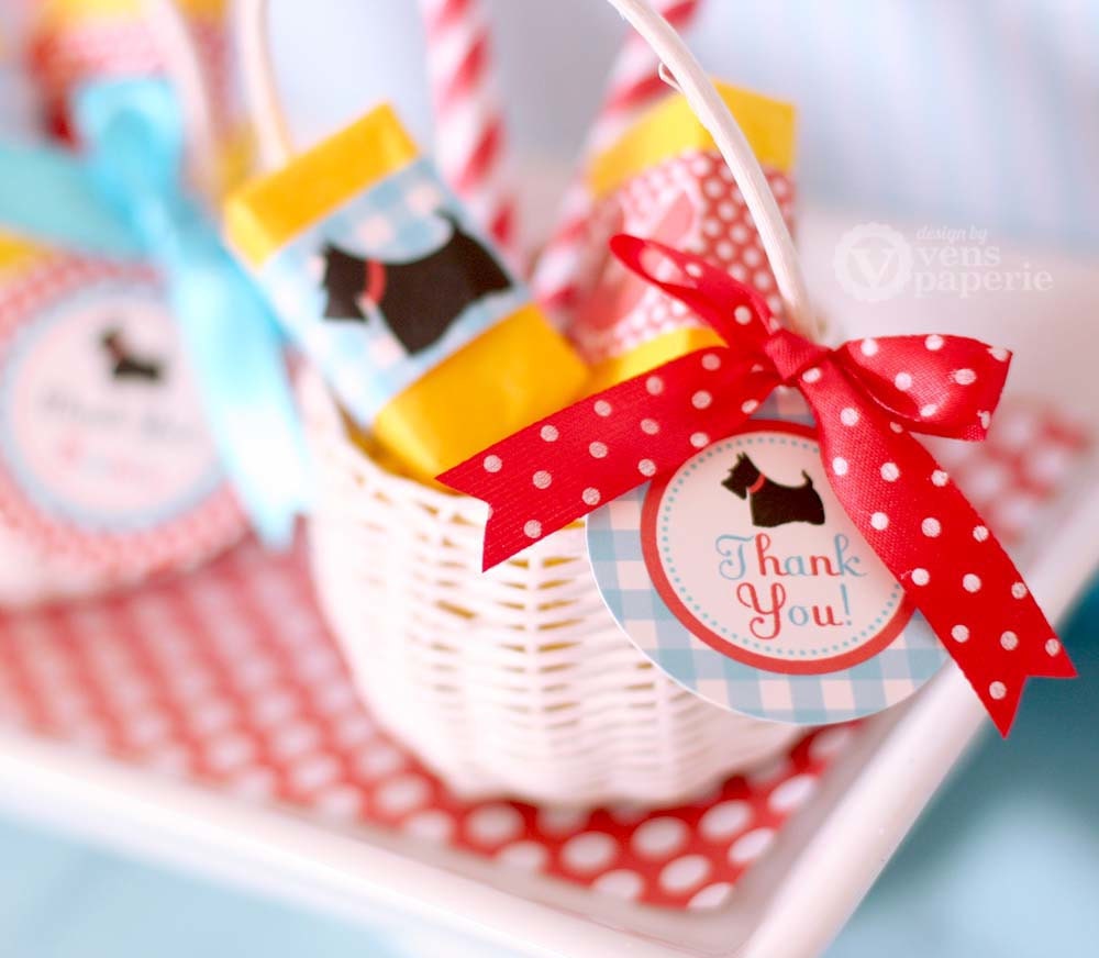 Dorothy Wizard Of Oz Birthday Party - DIY PRINTABLE Favor Tag Thank You Label - Instant Download - PS805CA1h