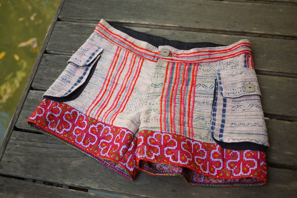 Tropic of Cancer Linen Bohemian Shorts - Small
