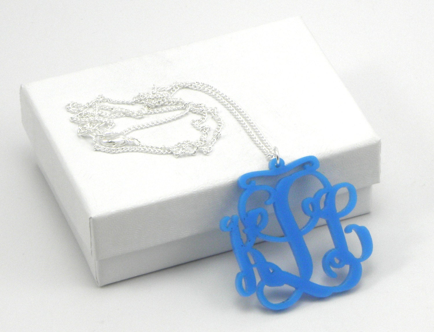Acrylic Monogram Necklace