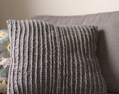 DIY PDF Crochet pattern warm winter cushion cover