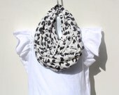 Faded Polka Dot Jersey Knit ToddIer Infinity Scarf // Child Scarf // Unisex