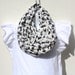 Faded Polka Dot Jersey Knit ToddIer Infinity Scarf // Child Scarf // Unisex