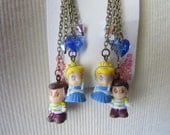 Cinderella & Prince Charming Squinkies Earrings