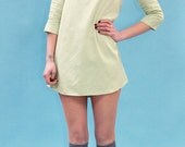 The 'Madeline' Organic Cotton Shift Dress With Contrasting Collar