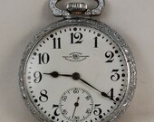 16 Size Ball Waltham 19 Jewel Lever Set Official Railroad Standard Pocket Watch 1915