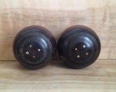 Antique English Lawn Bowls Set, Made in England