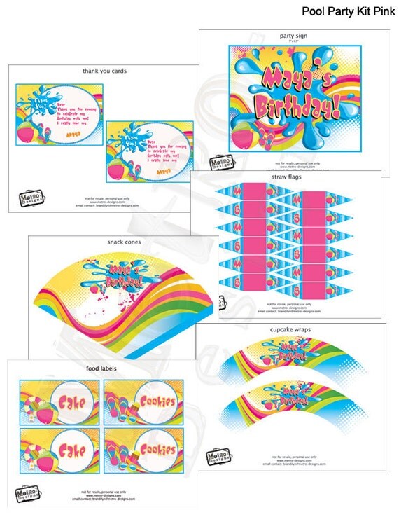 Pool Party - Full Kit Il_570xn