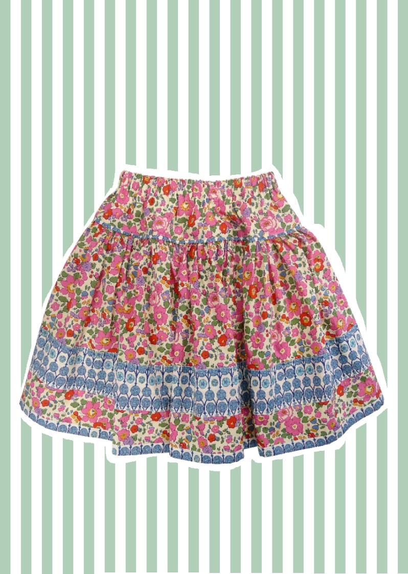 Girl's Liberty Print Skirt