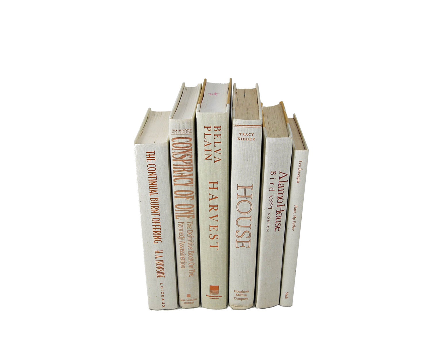WHITE & GOLD Decorative Books, Wedding Decor, Centerpiece, Table Settings, Book Collection Set, Photo Props,  Home, Interior Design, beige