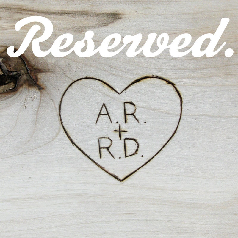 Reserved for Lisa