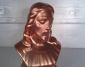 Jesus statue, religious statue, Jesus, religious humor, copper decor