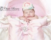 Couture Baby Headband-Baby Headband-Newborn Headband-Baby Girl 1st Birthday Headband-Newborn Headband-Photo Prop
