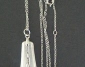 Vintage Silverplated Spoon Handle Necklace 1949 Spring Garden Flatware Pattern Silverware Jewelry