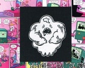 Adventure Time Patch - Lumpy Space Princess LSP (Vo-lump-tuous Stud Princess) in Black