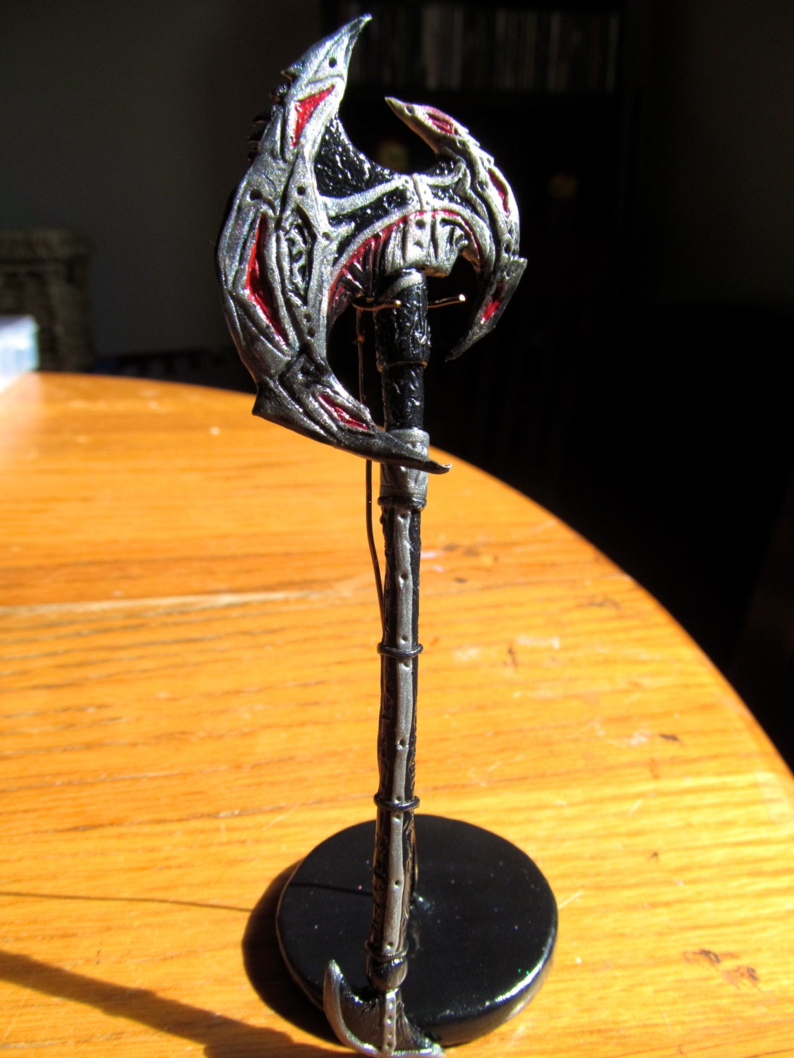 Skyrim Inspired Daedric Battle Axe