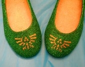 Legend of Zelda - Hyrule Triforce Glitter Shoes