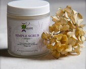 Face Scrub, Facial Scrub, Skin Care, Organic Skin Care, Natural Handmade Bath and Beauty wheat brown neutral lavender grey theteam