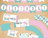Printable party decor - Bow ties and bows