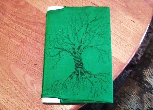 Tree of Life Hand-Drawn Book Cover (Green)