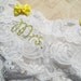 Customize YOUR Mrs. Booty Bow Panty Stretch Lace Something Blue Wedding LIngerie in Custom and PLus Sizes