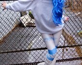 Custom Spiked Sweatshirt GREY M