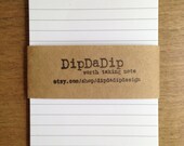 Items to Procure Grocery Shopping List Handmade Notepad Free Shipping