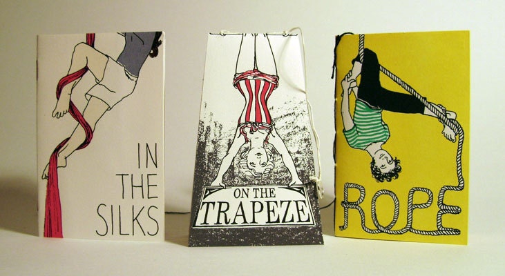 Aerial trilogy - handmade artist books, limited edition