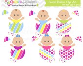 INSTANT DOWNLOAD easter baby clip art, easter clipart, easter egg for invitations, announcements, graphic design, easter graphic Il_170x135