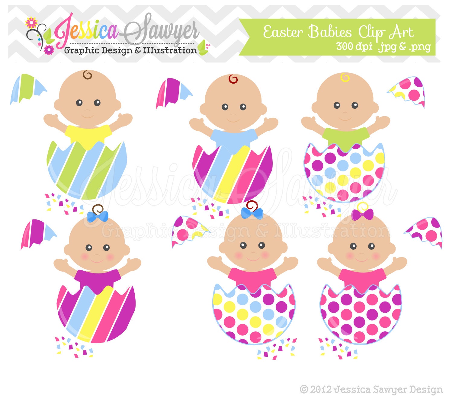 INSTANT DOWNLOAD, easter baby clip art, easter clipart, easter egg for invitations, announcements, graphic design, easter graphic Il_570xn
