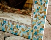 Mosaic Mirror, Beach House Decor