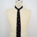 Koala Bear Prep Pattern Tie / navy blue Aussie tie / men's vintage necktie