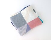 Vintage Handmade Colorful Afghan-Crib Sized