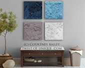 Concrete Abstract art, 4 square CUSTOM Wall Art, Abstract painting, home decor, Ivory, linen, paled jade, lemon, violet