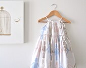 Paper Dolls Baby Dress-Toddler Sundress-Beach Photo-Summer Dress-Picnic Dress-Girls Tunic--Handmade Children Clothing by Chasing Mini