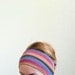 Wide headband , womens headband stretchy jersey comfort striped turband turban sport yoga hair band everyday