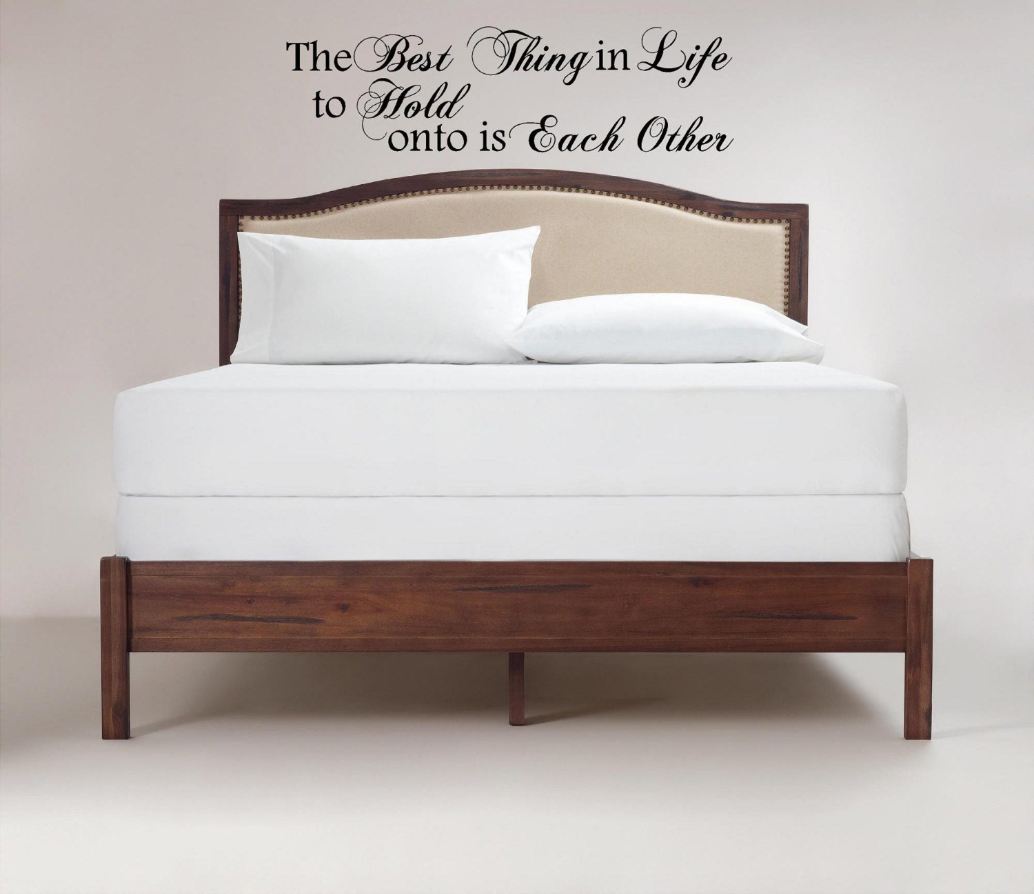 Hold onto Each Other Vinal Wall Decal-Wall words-Wall Lettering- Bedroom, Living Room, Den wall decor